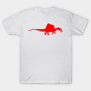 8-bit spinosaurus Red T-Shirt